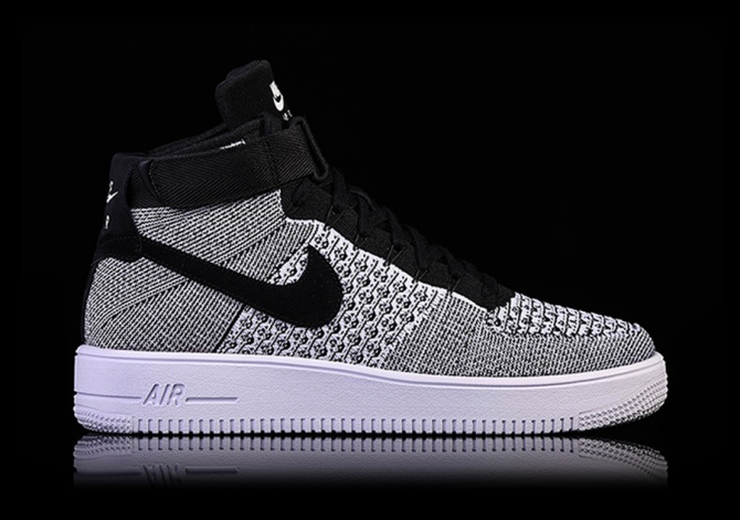 nike air force 1 flyknit oreo