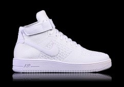 NIKE AIR FORCE 1 ULTRA FLYKNIT MID WHITE