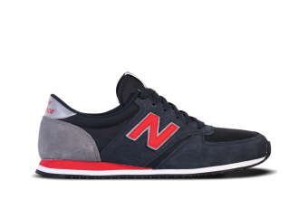 New balance 420 navy and burgundy trainers sales