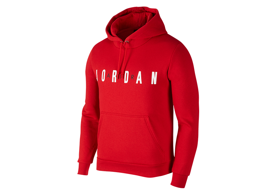 red air jordan hoodie