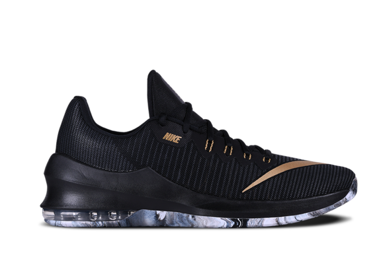 NIKE AIR MAX INFURIATE 2 LOW BLACK GOLD for 60.00 kicksmaniac