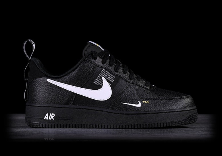 Nike Air Force 1 Low LV8 GS 'Black / Chile Racer Blue' Shoes - Size 6.5Y
