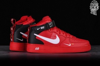 air force 1 utility high red