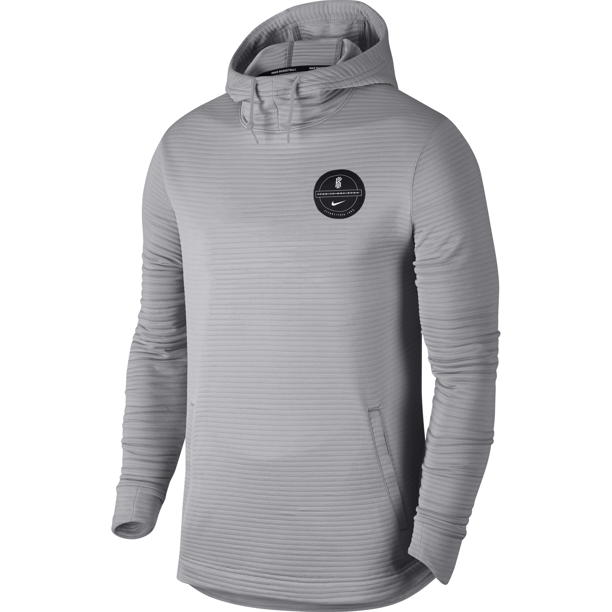 NIKE DRY KYRIE PULLOVER HOODIE ATMOSPHERE GREY