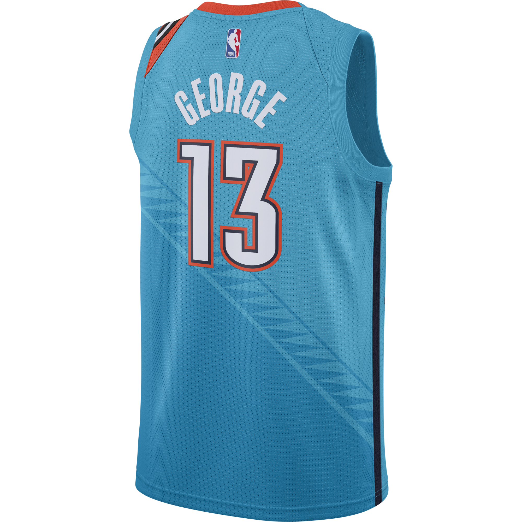 Paul george 2025 turquoise jersey