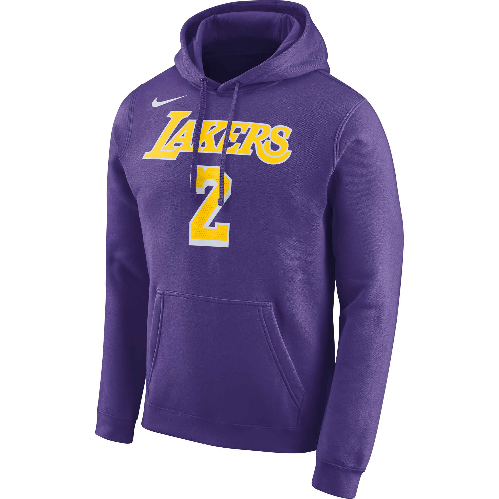 NIKE NBA LOS ANGELES LAKERS LONZO BALL HOODIE FIELD PURPLE