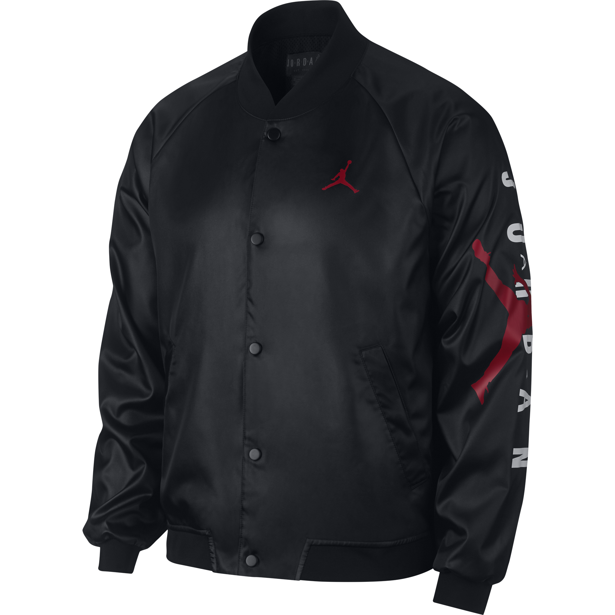 NIKE AIR JORDAN JUMPMAN AIR STADIUM JACKET BLACK