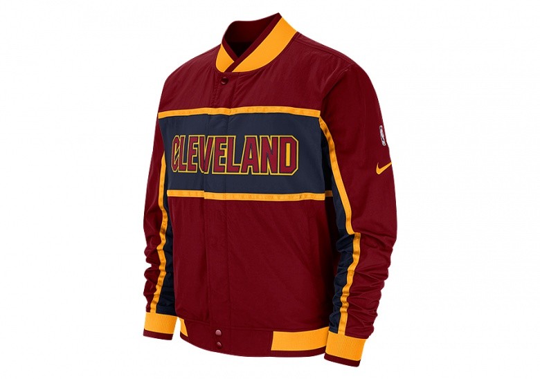 NIKE NBA CLEVELAND CAVALIERS COURTSIDE ICON JACKET TEAM RED