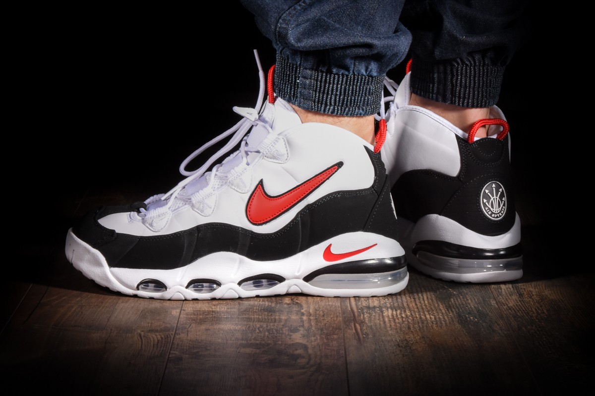 Look For This OG Nike Air Max Uptempo 95 White Black Red Now •