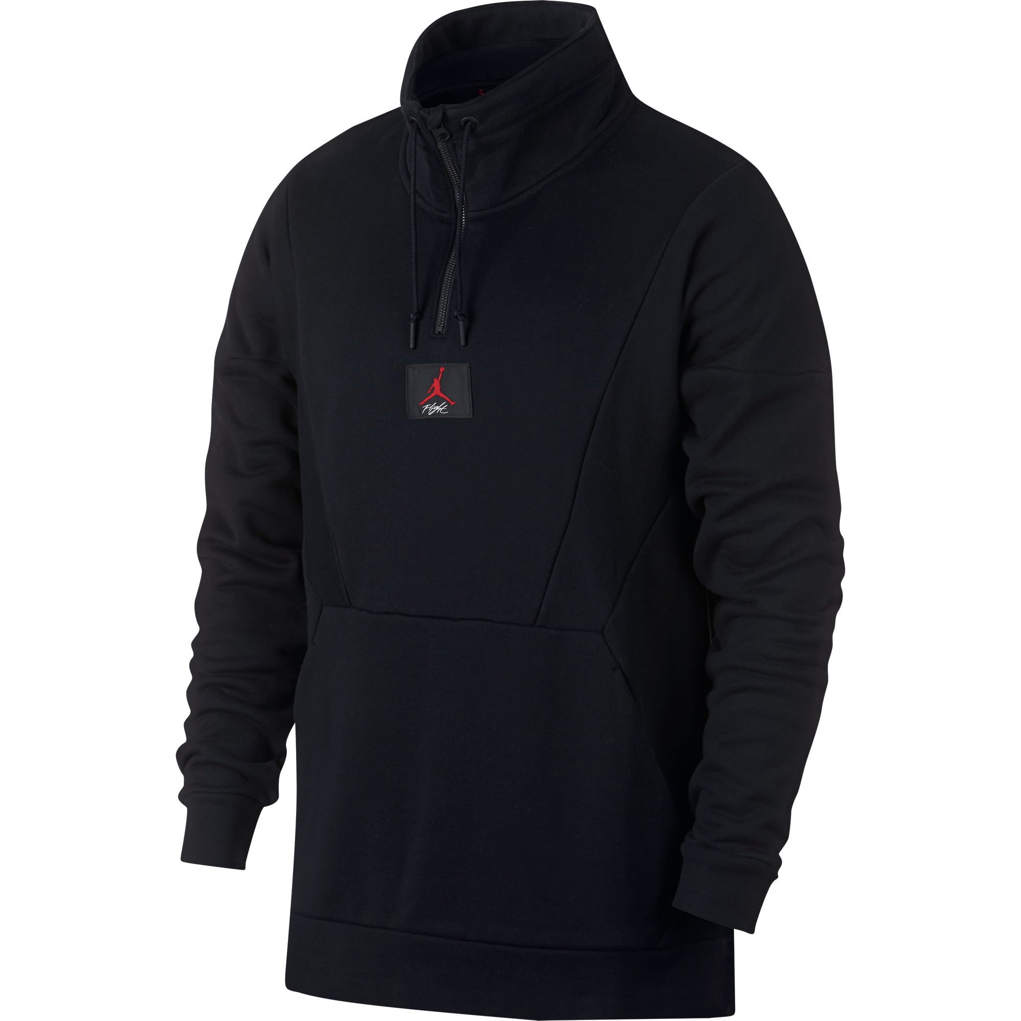 NIKE AIR JORDAN FLIGHT LOOP 1/4 ZIP BLACK