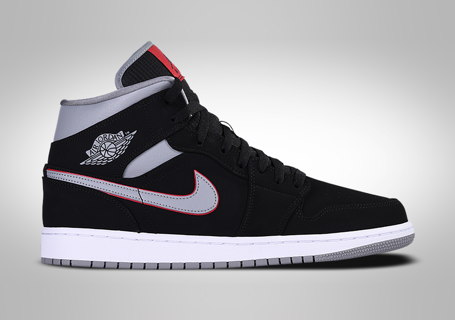 NIKE AIR JORDAN 1 RETRO MID BRED GS Černé cena 1785,00kč | Basketzone.net