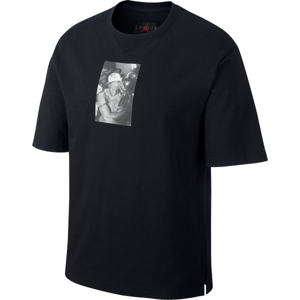 NIKE AIR JORDAN RIVALS CREW TEE BLACK