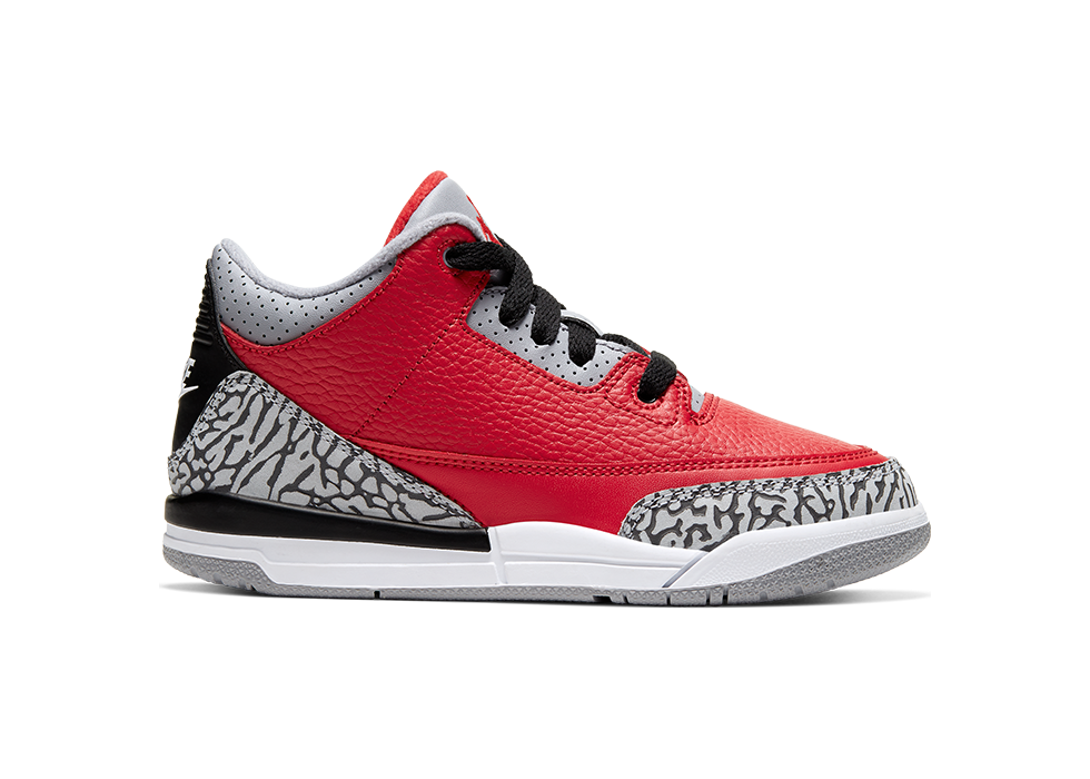 NIKE AIR JORDAN 3 RETRO SE PS RED CEMENT