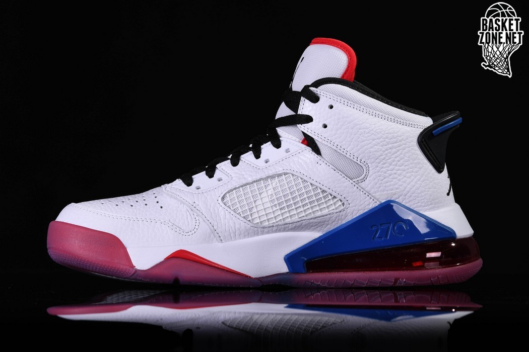 NIKE AIR JORDAN MARS 270 GS WHITE RED BLUE price 115.00