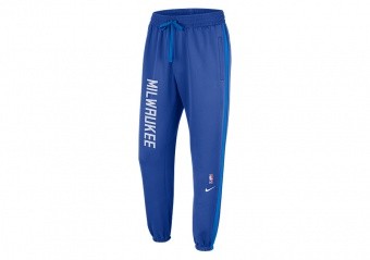 NIKE NBA MILWAUKEE BUCKS SHOWTIME CITY EDITION THERMA FLEX PANTS GAME ROYAL