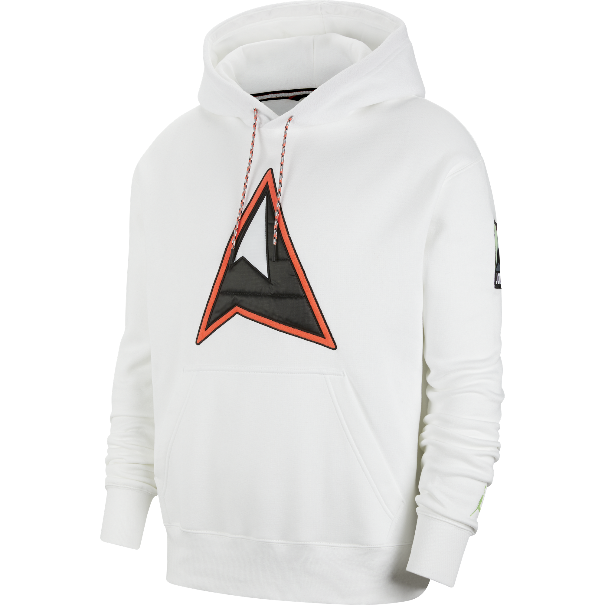 NIKE AIR JORDAN WINTER UTILITY MOUNTAINSIDE FLEECE PULLOVER HOODIE WHITE