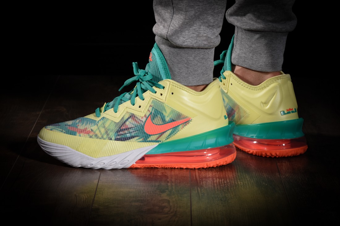 nike lebron 18 low Green