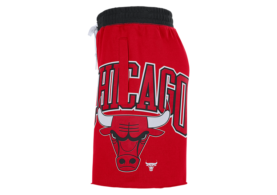Nike Men's Chicago Bulls Red Fleece Courtside Statement Hoodie, Medium