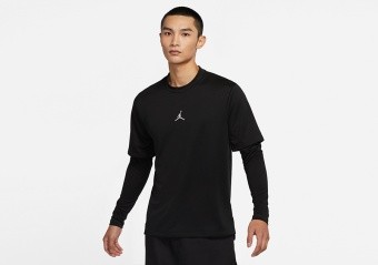 NIKE AIR JORDAN DRI-FIT SPORT STATEMENT SHOOTING SHIRT BLACK