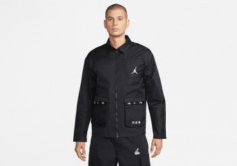 NIKE AIR JORDAN JUMPMAN STATEMENT JACKET BLACK