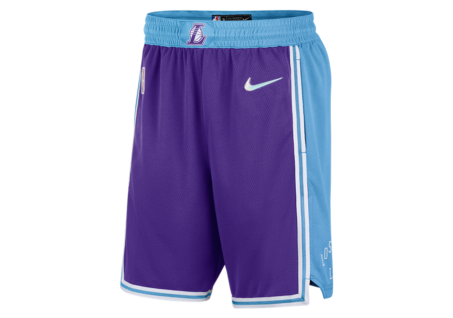 NIKE NBA LOS ANGELES LAKERS DRI-FIT SWINGMAN SHORTS FIELD PURPLE