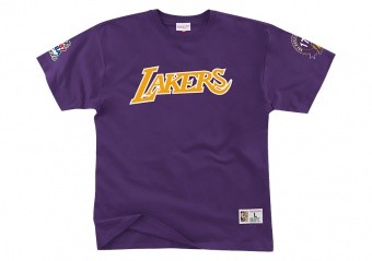 MITCHELL & NESS CHAMP CITY TEE LOS ANGELES LAKERS