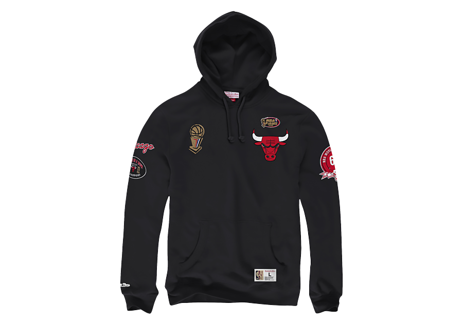 MITCHELL & NESS CHAMP CITY HOODY CHICAGO BULLS