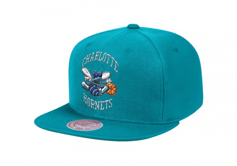 MITCHELL & NESS TEAM GROUND SNAPBACK HWC CHARLOTTE HORNETS