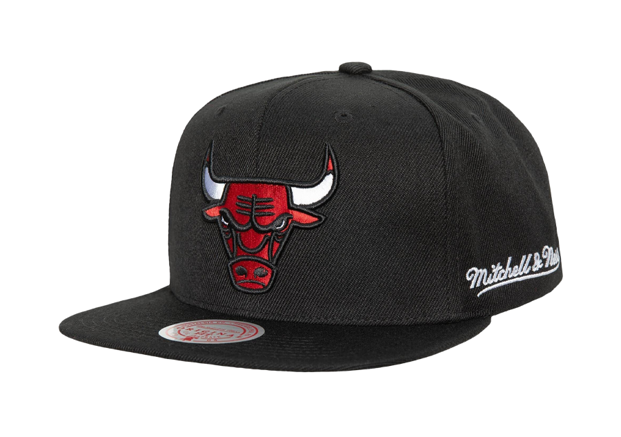 MITCHELL & NESS ENGLISH DROPBACK SNAPBACK NBA CHICAGO BULLS