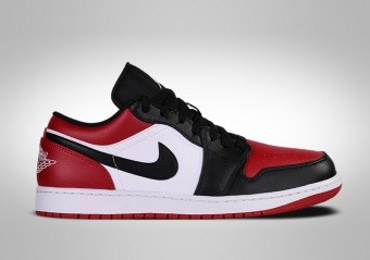 Nike air jordan 1 retro sale low black red