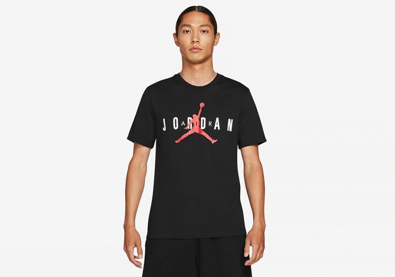 NIKE AIR JORDAN WORDMARK TEE BLACK