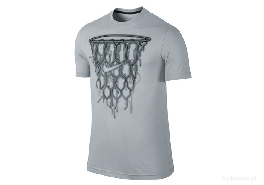 NIKE BASKETBALL CIRCUIT NET TEE GRAY