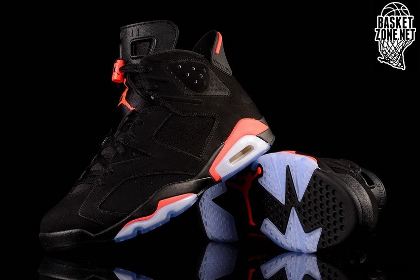 Air jordan 6 retro black infrared gs grade school deals